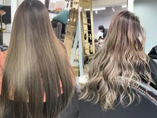 ロング senjyu GINZA所属・バレイヤージュ/ハイ ライト/庄司鉄平のヘアスタイル