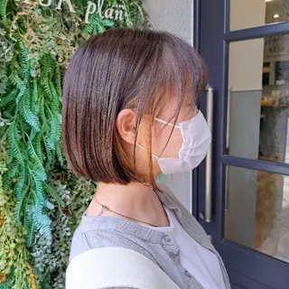 ショート カラー 🎨艶カラー*ボブ ソムリエ🎨あさみのヘアスタイル