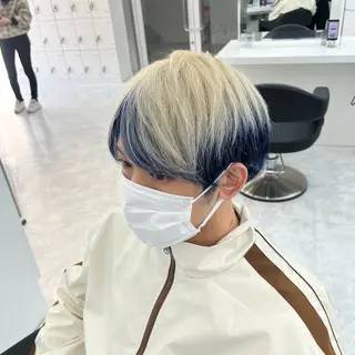 カラー メンズ 艶髪ハイトーン🫧 Kurehaのヘアスタイル