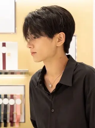 パーマ メンズ メンズセンターパート 🇰🇷wakanaのヘアスタイル