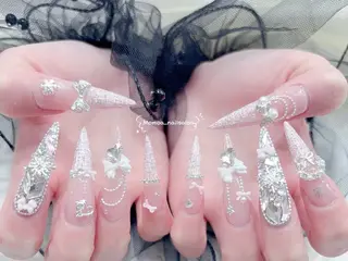 ネイル MoMoA Nail ネイル長さ出し専門店のネイルデザイン