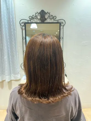 ミディアム 野村 佳蓮のヘアスタイル