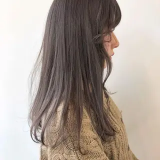 ロング カラー レイヤー/ベージュ カラー/ハシモトのヘアスタイル