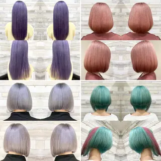 ロング カラー "PEPPU "所属・🌈推し色派手髪 ハイトーンShinのヘアスタイル