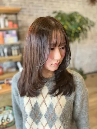 ミディアム Welila by haku所属・Yuuki ウェリラバイハクのヘアスタイル