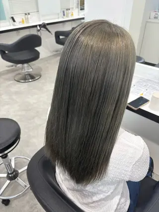 ロング カラー 韓国風艶カラー🪽 yuuna🪽🍨のヘアスタイル