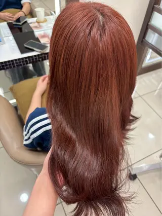 ロング カラー パーマ ヘアアレンジ STYLE横浜所属・アレンジ🎀エクステ ✨┆横浜🤍みいなのヘアスタイル