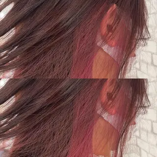 セミロング カラー 低ダメージ特化🌱 佐野優斗のヘアスタイル