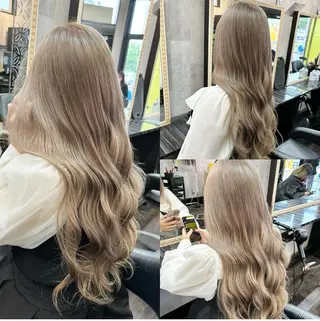 ロング カラー 紺野 愛美のヘアスタイル