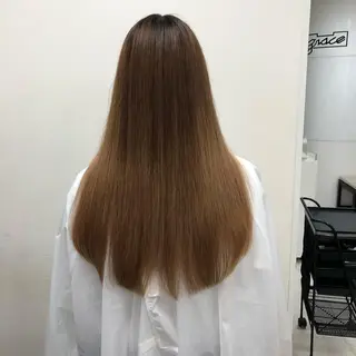 ロング 西田 優作のヘアスタイル