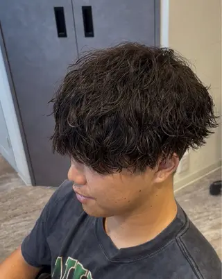 パーマ メンズ 💈メンズパーマ特化 金子温貴💈のヘアスタイル