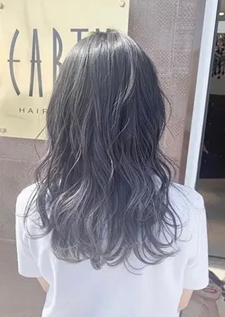 ロング カラー hair&make earth五所川原所属・工藤 千寛のヘアスタイル