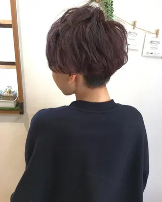 ショート カラー ショート、ボブ シマダマサトのヘアスタイル