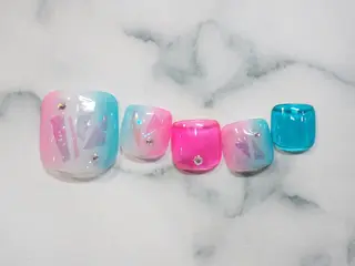 ネイル トップネイリスト Ribbon立川店のネイルデザイン