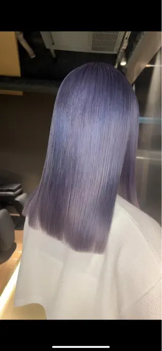 ロング カラー 紬/enne/ブリー チ/ハイトーンのヘアスタイル