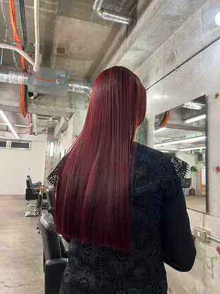 ロング カラー ワンカラー/スガヌマ モカのヘアスタイル