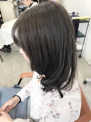 ミディアム カラー グレージュ/髪質改善 Yamato.hのヘアスタイル