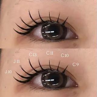 マツエク・マツパ Belle fee 伊藤のマツエク・マツパデザイン