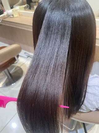 ロング パーマ 韓国ヘアメイク🎀/ 縮毛矯正✨山本媛香のヘアスタイル