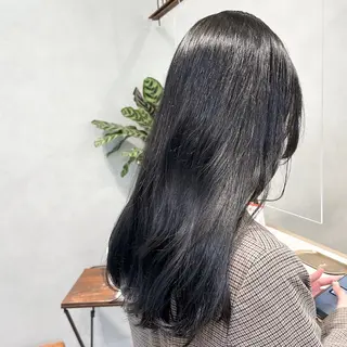 ロング カラー CANAAN銀座所属・艶透明感カラー/ ルーズパーマ/田中のヘアスタイル