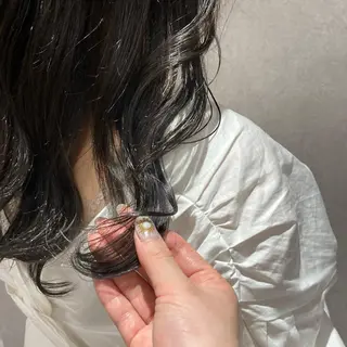 ミディアム カラー たかはし まいのヘアスタイル