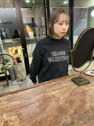 ショート カラー 千葉 郁也のヘアスタイル