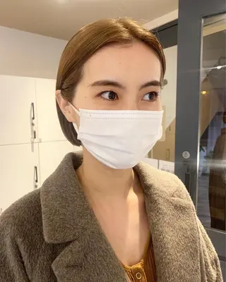 ショート カラー パーマ ヘアアレンジ メンズ キッズ ネイル マツエク・マツパ SALOWIN梅田茶屋町店所属・ウルフレイヤーカット /チヒロのヘアスタイル