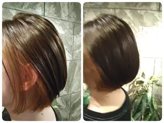 ショート カラー Crea所属・清水 旭美のヘアスタイル