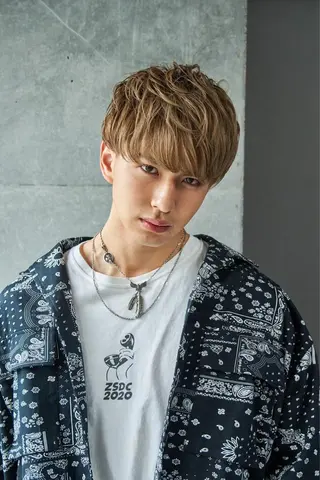 ショート カラー パーマ メンズ メンズモテパーマ💙 fuwaのヘアスタイル