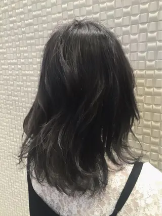 セミロング カラー ヘアアレンジ ✨ハイクオリティ✨ 山本香也のヘアスタイル