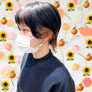 ショート カラー 🌺ウルフカット職人 新垣渚🐺のヘアスタイル