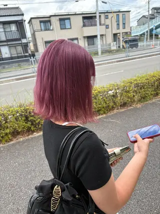 ミディアム やまもと かのんのヘアスタイル
