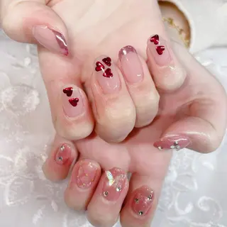 ミディアム 💜MIYA nail川崎店のネイルデザイン