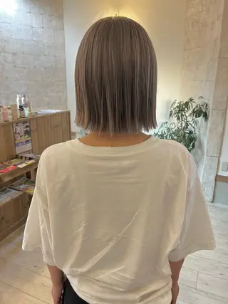 ショート カラー Agu hair time所属・time_ メラニーのヘアスタイル
