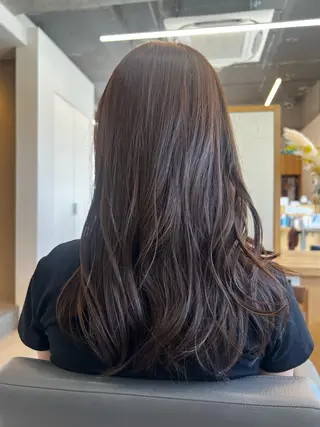 ロング Ore🫧タナカマヤ /柔らかい質感カラーのヘアスタイル