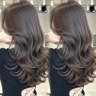 セミロング ✨韓国レイヤー🦋 リピートNO.1✨のヘアスタイル