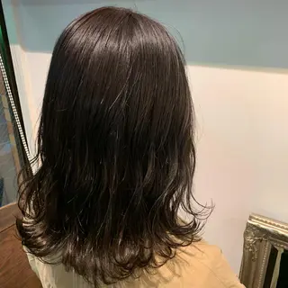 セミロング カラー ヘアアレンジ 山崎 澪 レイヤーカット/大宮のヘアスタイル