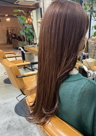 ロング 🍎韓国カラー licoris寛菜のヘアスタイル