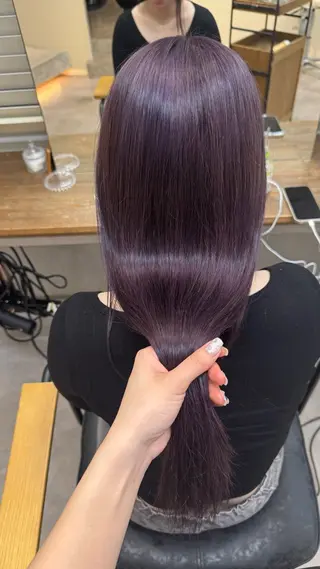ロング shio ハイトーン 💗【福岡天神】のヘアスタイル