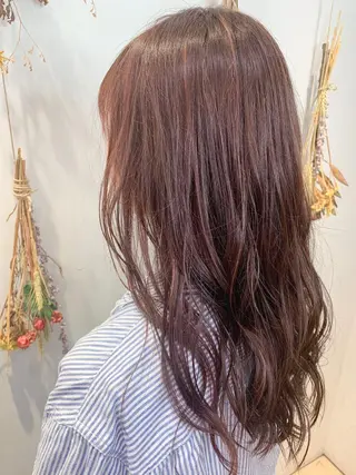 ロング カラー 縮毛矯正/髪質改善 /韓国風　山川春輝のヘアスタイル