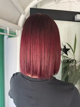 ミディアム カラー ハイトーン/髪質改善 🦋KASUGA🖤のヘアスタイル