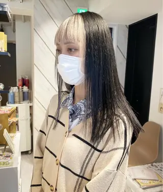 ロング デザイン🥇複雑履歴 ハイトーン特化のヘアスタイル