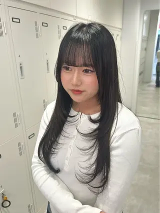 ロング 透明感ハイトーン特化 /ケアブリーチ/莉駒のヘアスタイル