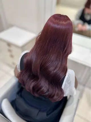 ロング カラー orgo所属・︎︎☁🧺チヒロ モデル募集🧺︎︎☁のヘアスタイル