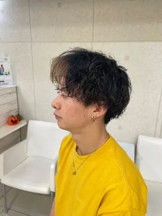 ショート パーマ メンズ XANADU上野店 🐼ﾖｺﾊｼのヘアスタイル