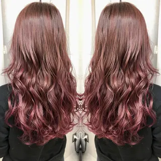 ロング カラー ヘアアレンジ 天野 涼のヘアスタイル