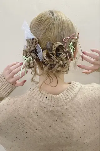 ヘアアレンジ ヘアセットサロン　Ranri所属・ヘアセットサロン お呼ばれ/ライブヘアのヘアスタイル