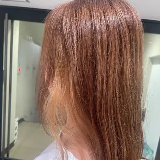 ロング カラー 暖色カラー/レイヤー スタイル みはる🌙のヘアスタイル