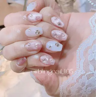 ネイル 23時まで❤︎韓国、 ワンホンネイルのネイルデザイン