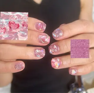 ショート Atelier  nail所属・︎ ユイナのネイルデザイン